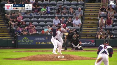 Alex Binelas homers (17) on a fly ball to right field.
