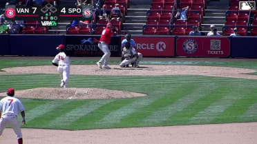 Peyton Williams homers (2) on a fly ball to right center field. Eric Snow scores.