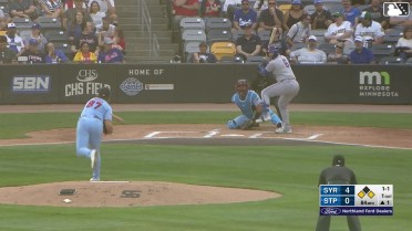 Aaron Rozek In play, run(s) to Hayden Senger