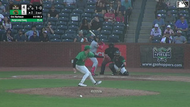 Eric Hartman homers (7) on a fly ball to right center field.