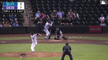 Jack Moss singles on a ground ball to right fielder George Wolkow. Ethan Frey scores.