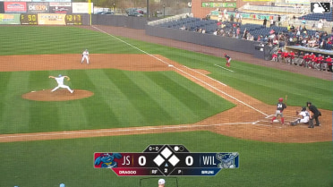 Nick Biddison singles on a line drive to left fielder Elijah Nunez. Joel Dragoo scores.