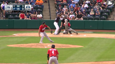 Nolan Jones singles on a ground ball to center fielder Jhostynxon Garcia. George Valera scores. Travis Bazzana to 2nd.