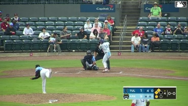 Elijah Hainline singles on a line drive to right fielder Lazaro Montes. Kyle Nevin scores. Zyhir Hope scores.