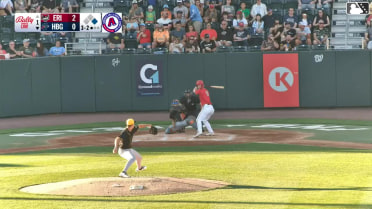 Sam Petersen called out on strikes and Devin Fitz-Gerald caught stealing 2nd, catcher Thayron Liranzo to second baseman Peyton Graham to catcher Thayron Liranzo.