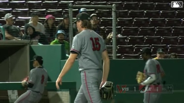 Casey Anderson's fourth strikeout