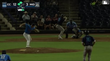 Drew Brutcher hits a ground-rule double (4) on a line drive to left field. Will Bush scores. Max Holy scores.