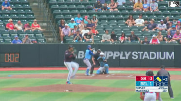 Kane Kepley homers (5) on a fly ball to right field. Michael Hallquist scores. Christian Olivo scores.