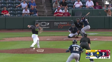 Justin Johnson homers (7) on a fly ball to left field. Omar Hernandez scores.