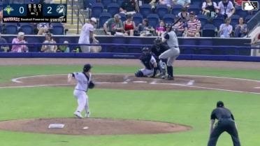 Josh Hammond grounds out, third baseman Juan Ortuno to first baseman Carsten Sabathia III. Henry Ramos scores.