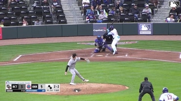 Jefferson Rojas singles on a ground ball to left fielder Wade Meckler. Alex Ramírez scores. Seiya Suzuki to 2nd.