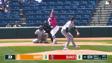 Kendrey Maduro singles on a line drive to center fielder Andy Polanco. Anyelo Marquez scores. Hayden Alvarez scores. Kevyn Castillo to 3rd.