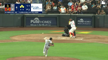 Samy Natera Jr. Hit By Pitch to Brett Harris