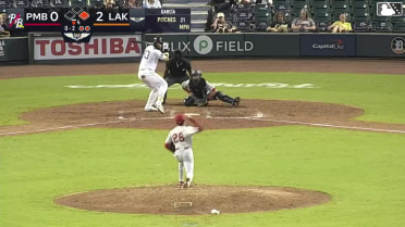 Josue Briceño's first homer of the year