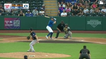 Jack Suwinski singles on a ground ball to pitcher Ryan Magdic. Zach Ehrhard scores. Hyeseong Kim to 3rd.