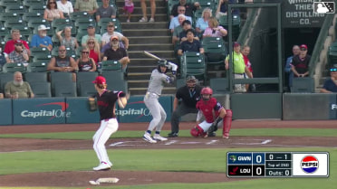 DaShawn Keirsey Jr. triples (3) on a fly ball to right fielder Noelvi Marte. Lizandro Espinoza scores.