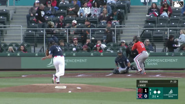 Eric Haase homers (2) on a fly ball to right center field. Bryce Eldridge scores. Victor Bericoto scores.