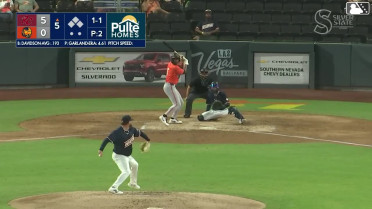 Bo Davidson's first home run for Triple-A Sacramento