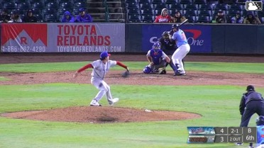 Aiden Taurek hits a grand slam (2) to center field. Estevan Moreno scores. Starlin Aguilar scores. Korbyn Dickerson scores.