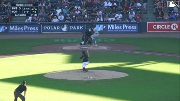 Marco Luciano homers (13) on a fly ball to left field. Jarred Kelenic scores. Jasson Domínguez scores.