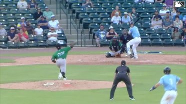 Josh Hammond out on a sacrifice fly to left fielder Caden Merritt. Henry Ramos scores.