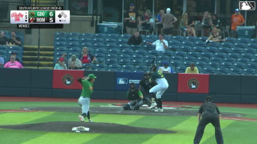 Mason Guerra out on a sacrifice fly to center fielder Edward Florentino. Dixon Williams scores.