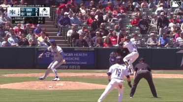 Rafael Flores Jr. singles on a line drive to left fielder Gavin Cross. Mike Jarvis scores.
