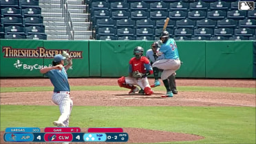 Echedry Vargas strikes out swinging.