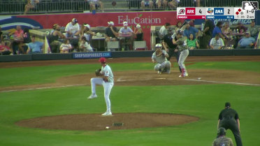 Hogan Windish singles on a ground ball to center fielder Druw Jones. Hunter Fitz-Gerald scores. J.T. Arruda scores.