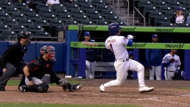 Davis Schneider hits an RBI double