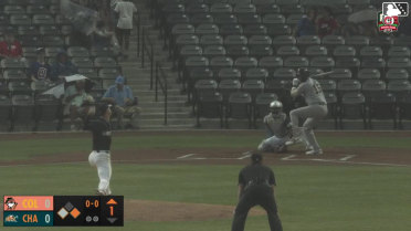 Jordan Groshans out on a sacrifice fly to right fielder Yerlin Confidan. Dalton McIntyre scores. Luke Waddell to 2nd.