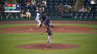 Andy Perez singles on a line drive to right fielder Jackson Hornung. Dyan Jorge scores.
