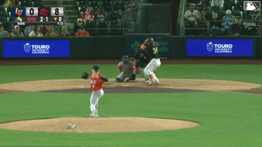 Buddy Kennedy singles on a line drive to center fielder Henry Bolte. Jesus Rodriguez scores. Bryce Eldridge to 2nd.