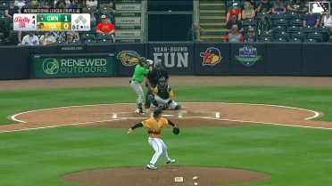 Sawyer Gipson-Long In play, run(s) to Patrick Clohisy