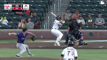 Carlos Rodríguez singles on a line drive to center fielder Zac Veen. Mason McCoy to 3rd.