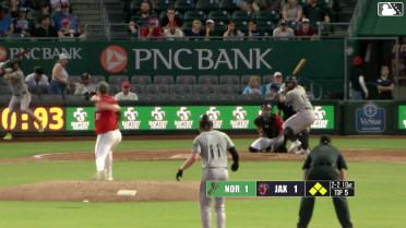 Christian Encarnacion-Strand grounds into a double play, third baseman Graham Pauley to second baseman Jared Serna to first baseman Deyvison De Los Santos. Johnathan Rodríguez out at 2nd. Christian Encarnacion-Strand out at 1st.