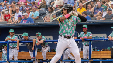 Rodriguez's Two-Homer Night Leads Shuckers to Blowout Win