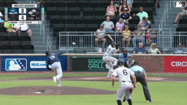 Maxton Martin homers (5) on a fly ball to right center field. Paxton Kling scores. Luke Hanson scores.