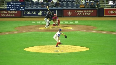 Milan Tolentino grounds into a double play, second baseman Vinny Capra to shortstop Tsung-Che Cheng to first baseman Nick Sogard. Kody Huff scores. Dayan Frias out at 2nd. Milan Tolentino out at 1st.