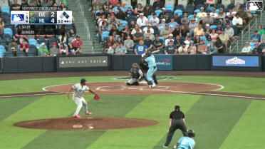 Yassel Soler homers (10) on a fly ball to center field. Kayson Cunningham scores. Carlos Virahonda scores.