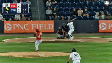 Jasson Domínguez grounds into a force out, fielded by third baseman Trey Lipscomb. Jonathan Ornelas scores. Max Schuemann out at 3rd. Spencer Jones to 2nd. Jasson Domínguez to 1st.