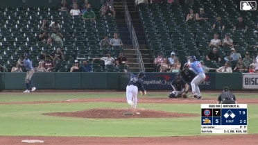 Andy Garriola doubles (8) on a sharp line drive to left fielder Kamren James. Jefferson Rojas scores. Owen Ayers to 3rd.