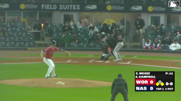 Kristian Campbell grounds into a double play, second baseman Freddy Zamora to shortstop Cooper Pratt to first baseman Brock Wilken. Mikey Romero out at 2nd. Kristian Campbell out at 1st.