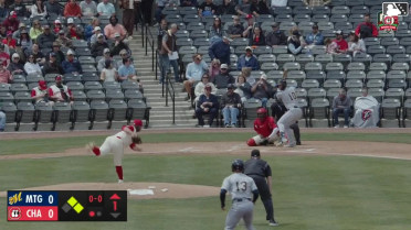 Will Simpson grounds into a double play, third baseman Cam Collier to second baseman Zavier Warren to first baseman Ruben Ibarra. Xavier Isaac out at 2nd. Will Simpson out at 1st.