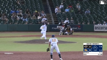 Darrien Miller homers (5) on a line drive to right field.