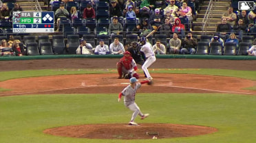 Jose Torres walks. Roc Riggio scores. Benny Montgomery to 3rd. Zach Kokoska to 2nd.