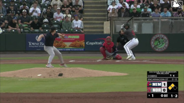 Christian Encarnacion-Strand singles on a ground ball to center fielder Colton Ledbetter. Jud Fabian scores. José Barrero scores.