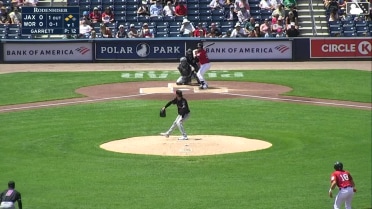 Braxton Garrett In play, run(s) to Andrew Knizner