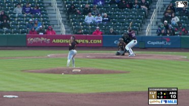 Charlie Condon grounds out, shortstop Mason McCoy to first baseman Jose Miranda. Cole Carrigg scores.