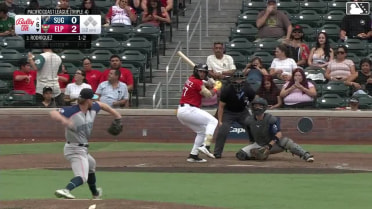 Carlos Rodríguez homers (3) on a fly ball to right center field.